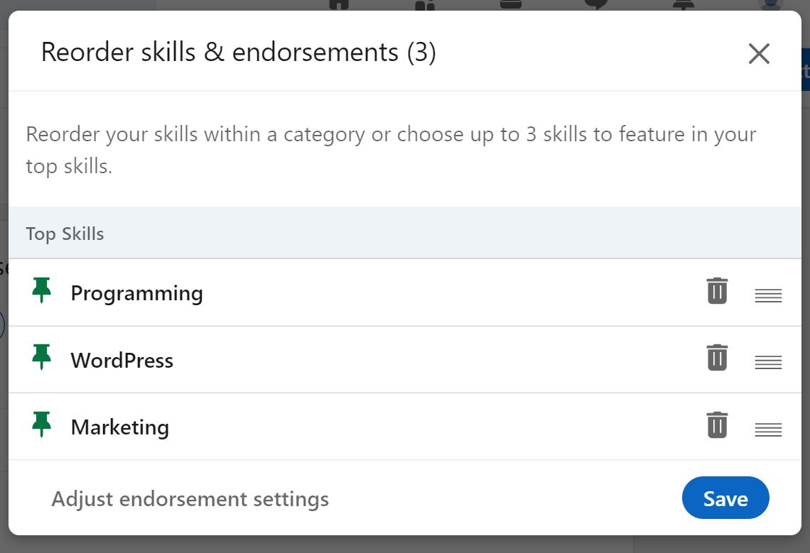 追加したスキルの例